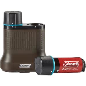 Coleman OneSource Rechargeable Li-Ion Battery 2-Pack with Charger for $61 Coleman OneSource Rechargeable Li-Ion Battery 2-Pack with Charger for $61