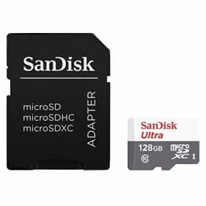 SanDisk ULTRA MicroSDXC Card Reads 80MB/s 128GB SDSQUNS-128G-GN6TA for $31