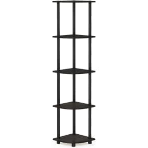 Furinno Turn-N-Tube 5 Tier Corner Shelf for $24 Furinno Turn-N-Tube 5 Tier Corner Shelf for $24