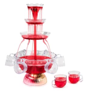 Nostalgia 3-Tier Lighted Party Fountain for $33 Nostalgia 3-Tier Lighted Party Fountain for $33