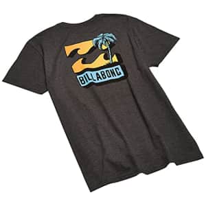 Billabong Men's Classic Short Sleeve Premium Logo Graphic Tee T-Shirt, BBTV Black Heather, Large for $20 Billabong Men's Classic Short Sleeve Premium Logo Graphic Tee T-Shirt, BBTV Black Heather, Large for $20