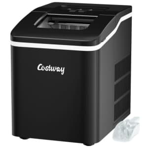 Costway 26-Lb. Self-Cleaning Countertop Ice Maker for $99