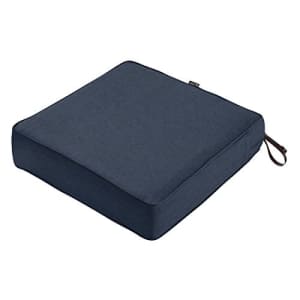 Classic Accessories Montlake Water-Resistant 25 x 25 x 5 Inch Square Outdoor Seat Cushion, Patio for $140 Classic Accessories Montlake Water-Resistant 25 x 25 x 5 Inch Square Outdoor Seat Cushion, Patio for $140