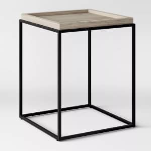 Threshold Bennington Mixed Material End Table for $77 Threshold Bennington Mixed Material End Table for $77
