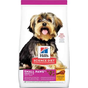 Hill's Science Diet Small Paws for Small Breed Dogs Dry Food 15.5-lb. Bag for $24 via Sub & Save Hill's Science Diet Small Paws for Small Breed Dogs Dry Food 15.5-lb. Bag for $24 via Sub & Save