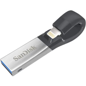 SanDisk iXpand 64GB USB 3.0 Lightning Flash Drive for $21 SanDisk iXpand 64GB USB 3.0 Lightning Flash Drive for $21