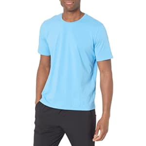 Hugo Boss BOSS Men's Identity Crewneck Lounge T-Shirt, Blue, XL for $20