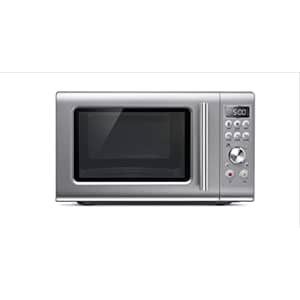 Breville BMO650SIL1BUC1 the Compact Wave Soft Close Countertop Microwave, Silver (Renewed) for $247