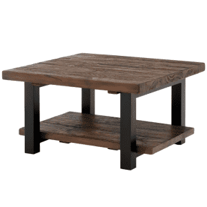 Alaterre Furniture Pomona 27" Square Wood Coffee Table for $162