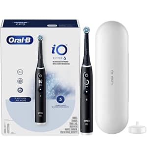 Oral-B iO Series 6 Electric Toothbrush with (1) Brush Head, Black Lava for $137