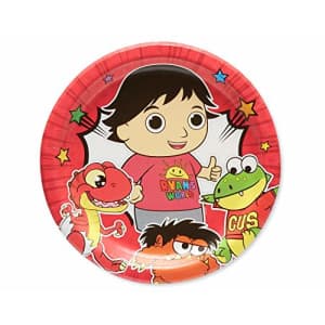 American Greetings Ryan's World Party Supplies, Paper Dinner Plates (36-Count) for $11