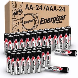 Energizer MAX AA & AAA Batteries 48-Pack for $27 Energizer MAX AA & AAA Batteries 48-Pack for $27