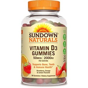 Sundown Vitamin D3 2000 IU Gummies, 90 Count for $12 Sundown Vitamin D3 2000 IU Gummies, 90 Count for $12