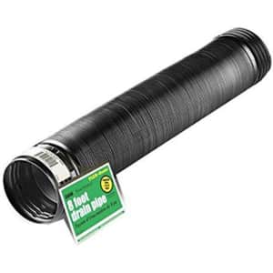 Flex-Drain 4" x 8-Foot Landscaping Drain Pipe for $5
