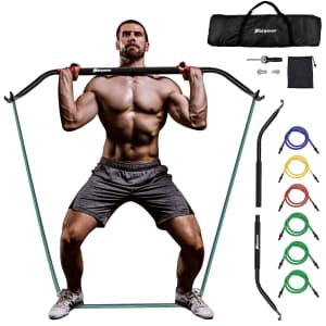 Shinyever Portable Bow Home Gym for $69