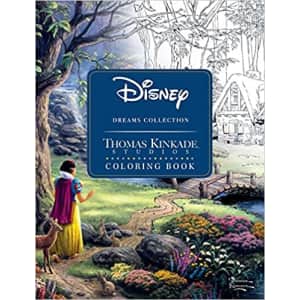 Disney Dreams Collection Thomas Kinkade Studios Coloring Book for $7