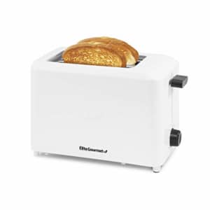 Elite Gourmet ECT-1027 Cool Touch with 7 Temperature Settings & Extra Wide 1.25" Toaster, 2 Slices, for $20