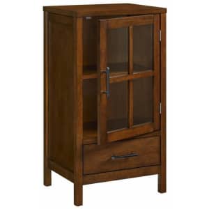 Home Decorators Collection Woodlin Glass Door Accent Cabinet for $162