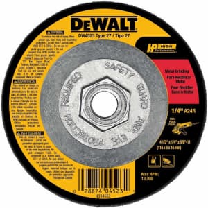 DeWalt Grinding Wheel for $3