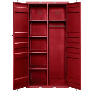 Acme Furniture Cargo Double Door Metal Wardrobe for $1,125 Acme Furniture Cargo Double Door Metal Wardrobe for $1,125