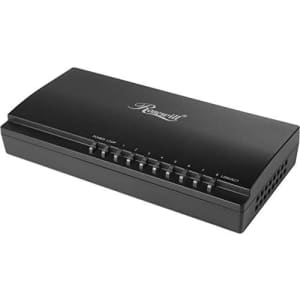 Rosewill 8 Port Gigabit Network Switch / ethernet switch / Desktop Switch with 9K Jumbo frame and for $66