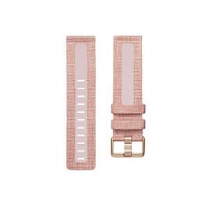 Fitbit Versa Family Accessory Band, Official Fitbit Product, Woven Reflective, Pink, Large for $20 Fitbit Versa Family Accessory Band, Official Fitbit Product, Woven Reflective, Pink, Large for $20