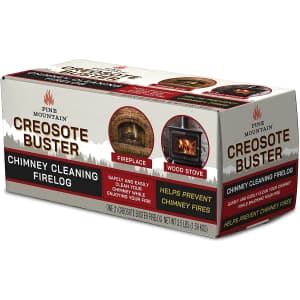 Pine Mountain Creosote Buster Chimney Cleaning Firelog for $14 Pine Mountain Creosote Buster Chimney Cleaning Firelog for $14