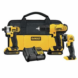 DEWALT 20V MAX Cordless Drill Combo Kit, 3-Tool (DCK340C2) for $284 DEWALT 20V MAX Cordless Drill Combo Kit, 3-Tool (DCK340C2) for $284