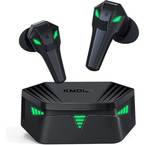 Kmouk Wireless Bluetooth Gaming Earbuds for $14