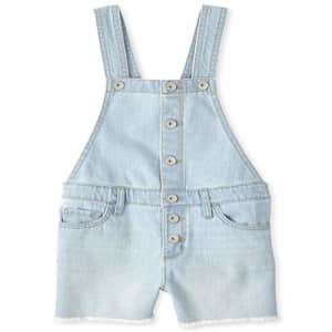 The Children's Place Girls' Shortalls, ICE WASH, 6X/7 for $9 The Children's Place Girls' Shortalls, ICE WASH, 6X/7 for $9