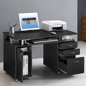 Techni Mobili Super Storage Computer Desk, Home and Office Furniture for $239