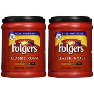 Folgers Classic Roast Coffee - 11.3 oz - 2 pk for $15