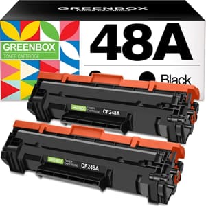 Greenbox HP CF248A Toner Replacement Cartridge 2-Pack for $30