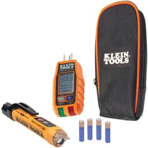 Klein Tools Non-Contact Voltage Tester and GFCI Receptacle Tester w/ LCD and Flashlight for $42