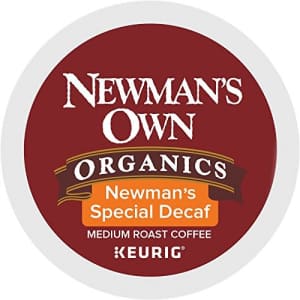Newman's Own Organics Newman's Special Decaf K-Cup Coffee,72 count for $19 Newman's Own Organics Newman's Special Decaf K-Cup Coffee,72 count for $19