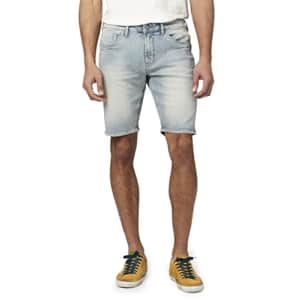 Buffalo David Bitton Men's Parker Denim Shorts, Contrasted and Crinkled, 33 for $46 Buffalo David Bitton Men's Parker Denim Shorts, Contrasted and Crinkled, 33 for $46