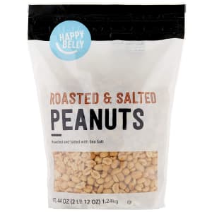 Happy Belly 44-oz. Roasted and Salted Peanuts for $4.88 via Sub & Save Happy Belly 44-oz. Roasted and Salted Peanuts for $4.88 via Sub & Save
