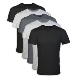 Gildan Men's Crew Neck T-Shirt 5-Pack for $17 Gildan Men's Crew Neck T-Shirt 5-Pack for $17