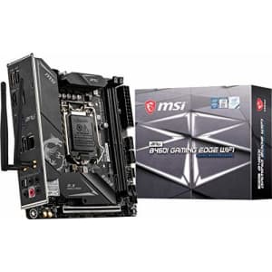 MSI MPG B460I Gaming Edge WiFi Gaming Motherboard (Mini-ITX, 10th Gen Intel Core, LGA 1200 Socket, for $260 MSI MPG B460I Gaming Edge WiFi Gaming Motherboard (Mini-ITX, 10th Gen Intel Core, LGA 1200 Socket, for $260
