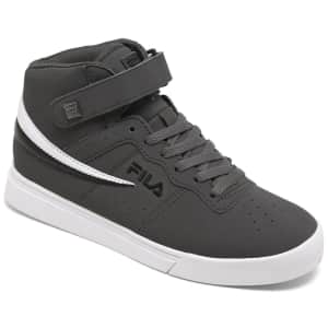 Fila Men's Vulc 13 Mid Plus Casual Sneakers for $30 Fila Men's Vulc 13 Mid Plus Casual Sneakers for $30