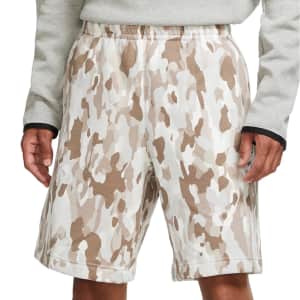 Nike Men's Camouflage Fleece Shorts for $18 Nike Men's Camouflage Fleece Shorts for $18