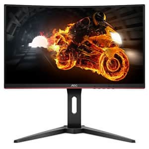 AOC C27G2Z 27" Curved Frameless Ultra-Fast Gaming Monitor, FHD 1080p, 0.5ms 240Hz, FreeSync, for $240
