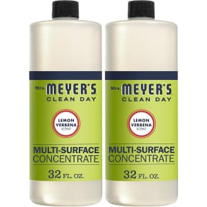 Mrs. Meyer's Clean Day Multi-Surface Cleaner Concentrate 32-Oz. Bottle 2-Pack for $16