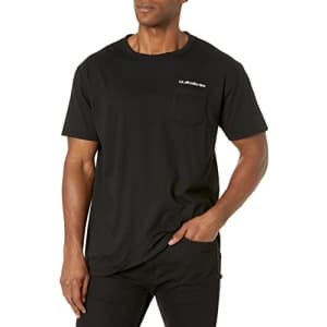 Quiksilver Men's Omni Pocket Short Sleeve Tee Shirt, Black, XX-Large for $19