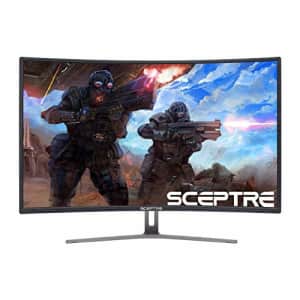 Sceptre C248B-144R 24-Inch Curved 144Hz Gaming Monitor AMD FreeSyncTM HDMI DisplayPort DVI, Metal for $200 Sceptre C248B-144R 24-Inch Curved 144Hz Gaming Monitor AMD FreeSyncTM HDMI DisplayPort DVI, Metal for $200
