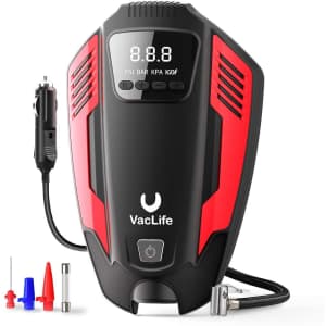 VacLife Air Compressor Portable 12V Tire Inflator for $20 VacLife Air Compressor Portable 12V Tire Inflator for $20