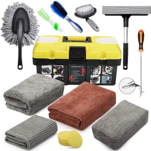 Mofeez 15-Piece Car Cleaning Kit for $23 Mofeez 15-Piece Car Cleaning Kit for $23