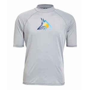 Kanu Surf Men's Mercury UPF 50+ Short Sleeve Sun Protective Rashguard Swim Shirt, Infinite Grey, for $22 Kanu Surf Men's Mercury UPF 50+ Short Sleeve Sun Protective Rashguard Swim Shirt, Infinite Grey, for $22
