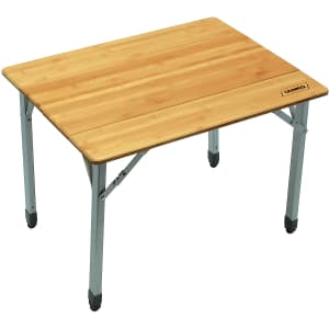 Camco Bamboo Folding Table for $50