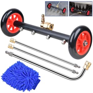 WARMQ 16" Undercarriage Pressure Washer and Water Broom for $32 WARMQ 16" Undercarriage Pressure Washer and Water Broom for $32